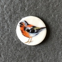 Chaffinch Smaller Medium Circular Button